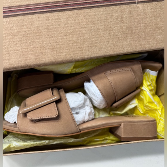 Anthropologie Maeve Tan Buckle Women's Sandals - Picture 4 of 6